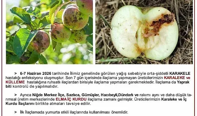Üreticilere karaleke ve iç kurdu uyarısı