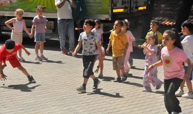Hem piknik yaptılar hem yarıştılar