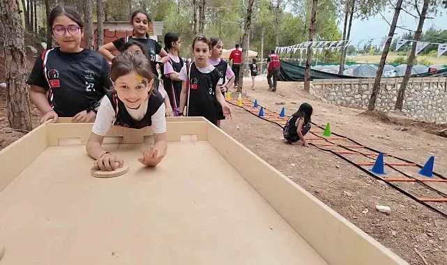 Bu kampta hem eğlendiler hem de eğitim aldılar