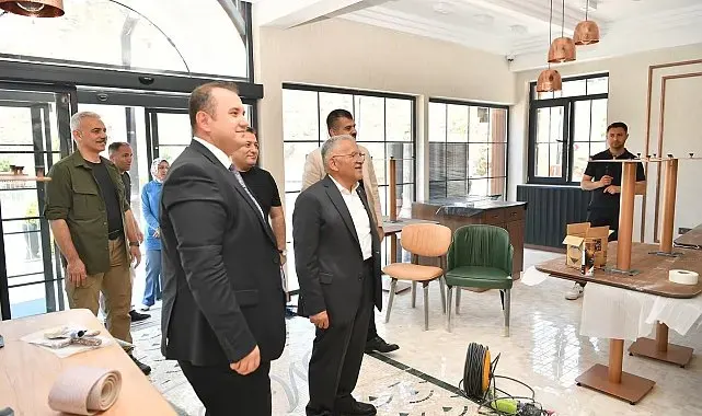 Başkan Büyükkılıç, MÜLHEM Kayseri Mutfağı'nda incelemelerde bulundu