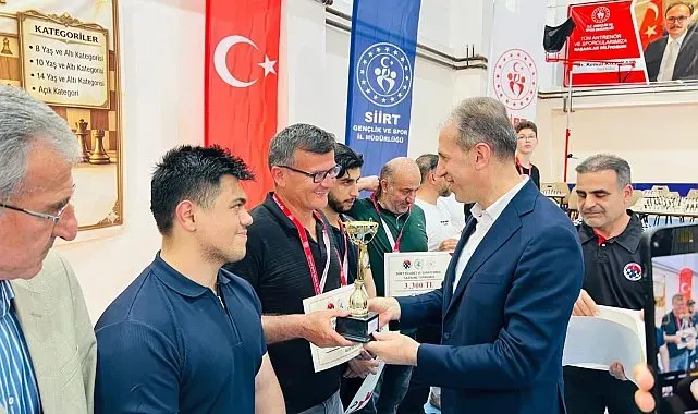 Siirt TSO Satranç Turnuvası tamamlandı