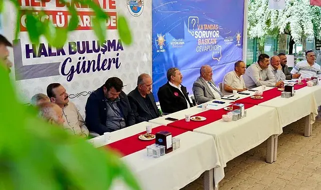 Darende'de vatandaş buluşması