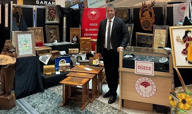 Düzce'yi el emeği ürünlerle Ankara'da temsil ettiler