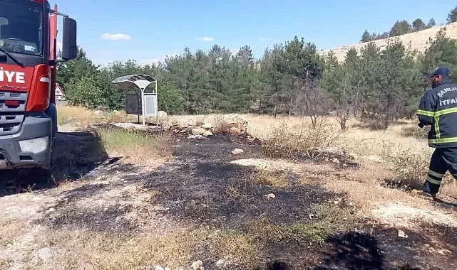 Ormanlık alandaki yangın söndürüldü