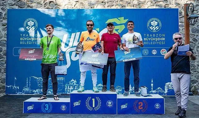 Ultra Sümela Maratonu'nda dereceye giren sporcular belli oldu