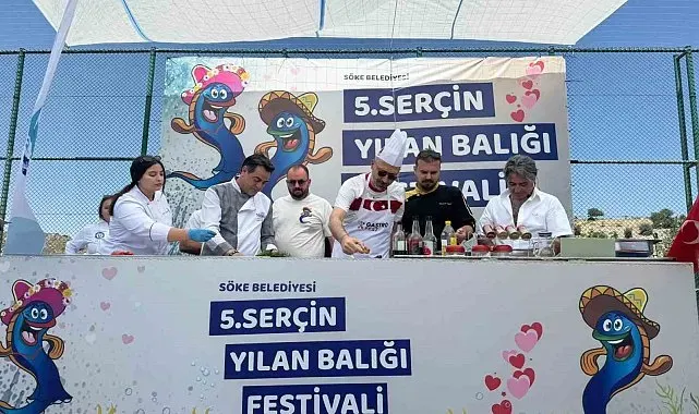 Söke'de Yılan Balığı Festivali Coşkusu başladı