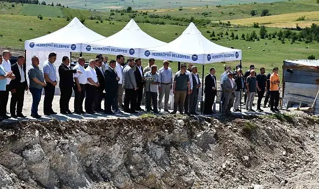Vezirköprü OSB'de ilk temel heyecanı