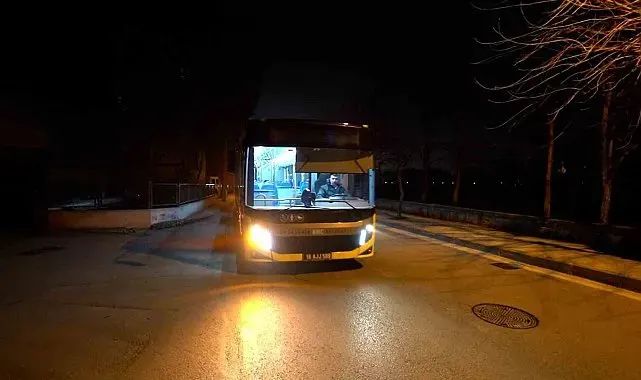 Bursa'da gece seferleri devam ediyor
