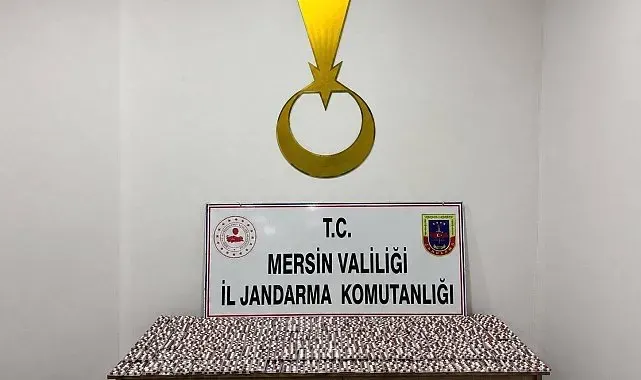 Mersin'de 7 bin 256 sentetik hap ele geçirildi, 1 tutuklama