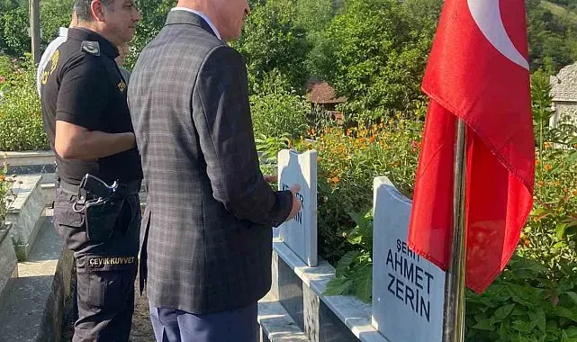 Şehit Polis Ahmet Zerin'in ailesine ziyaret