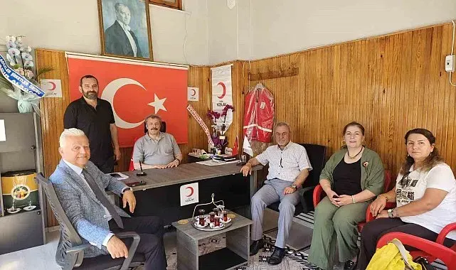Çaycuma Kent Konseyi'nden Kızılay Şubesine Ziyaret