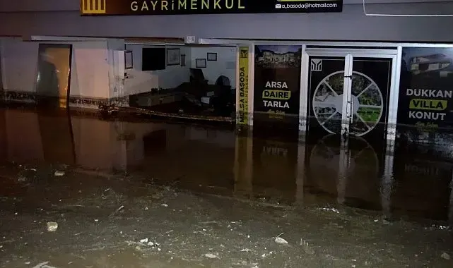 Konya'da dağlık alandan gelen sel etkili oldu