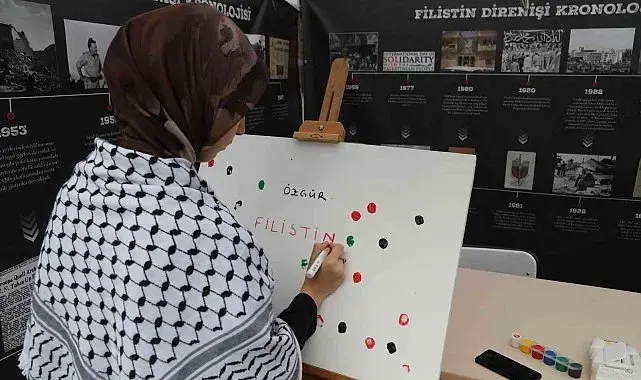 BTÜ öğrencileri Filistin için nöbette