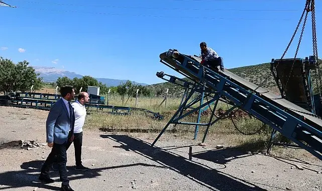 Tavas Belediyesinin üretim tesisi hizmete hazırlanıyor