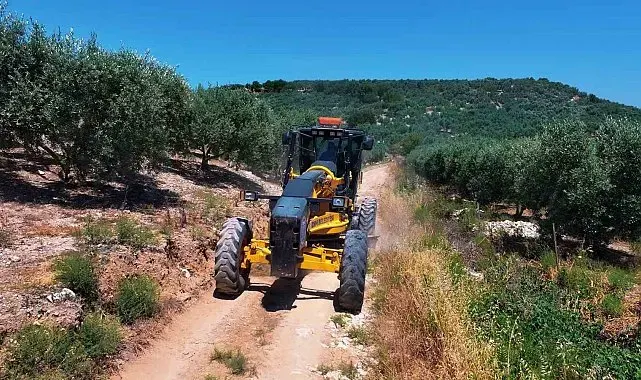 Didim'de yol çalışmaları sürüyor