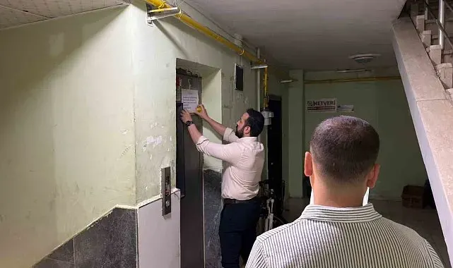 Siirt'te asansörler mercek altında: Riskli olanlar için yasal süreç başlatıldı