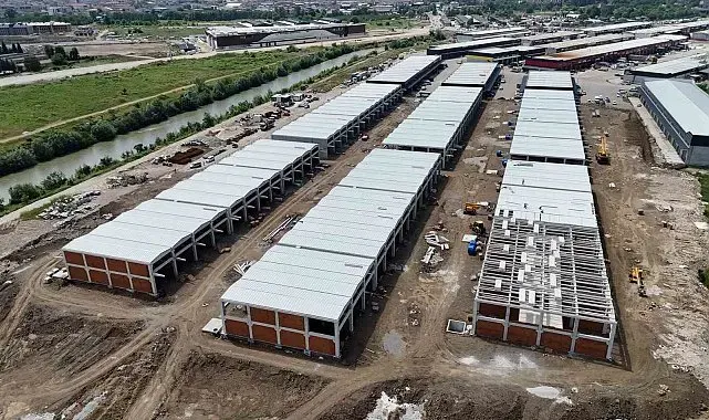 162 dükkanın imalatı büyük ölçüde tamamlandı