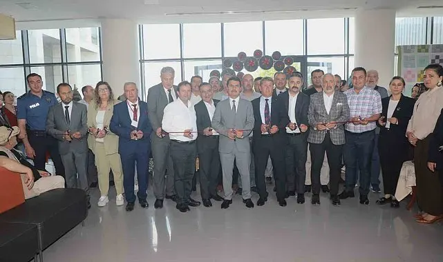 Acıpayam'da halk eğitim kursiyerleri yıl boyunca ürettiklerini sergiledi