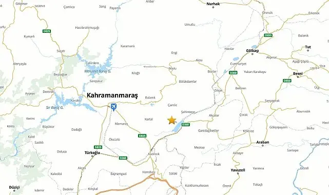 Kahramanmaraş'ta 4.4 büyüklüğünde deprem