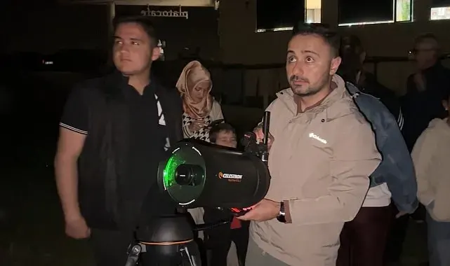 Yüksekovalılardan gökyüzü gözlem etkinliğine yoğun ilgi