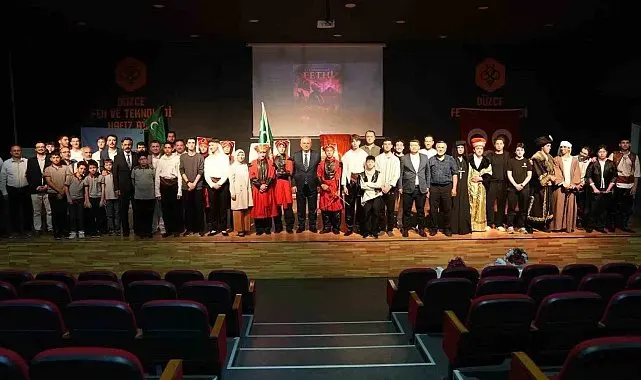 Düzce'de İstanbul'un fethi coşkuyla anıldı