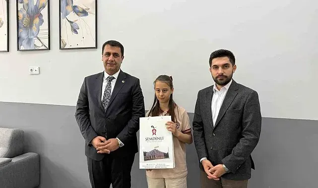 Şemdinlili öğrenci bursluluk sınavından 500 tam puan aldı