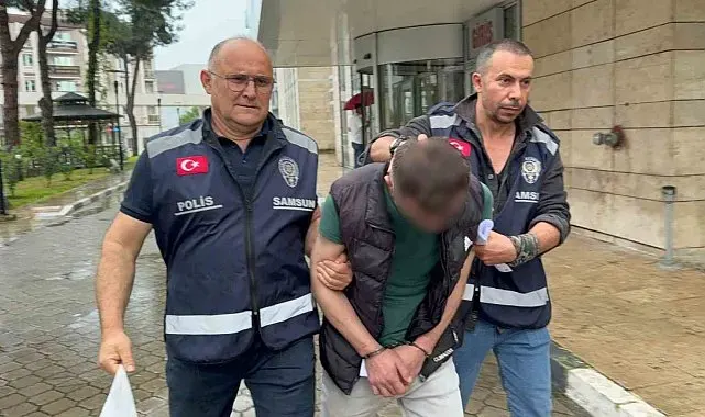Mezarlıkta eşini darbeden koca tutuklandı