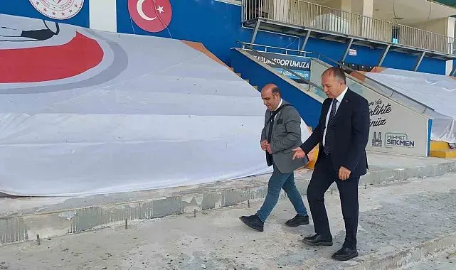 Kazımkarabekir Stadı Süper Lige hazırlanıyor