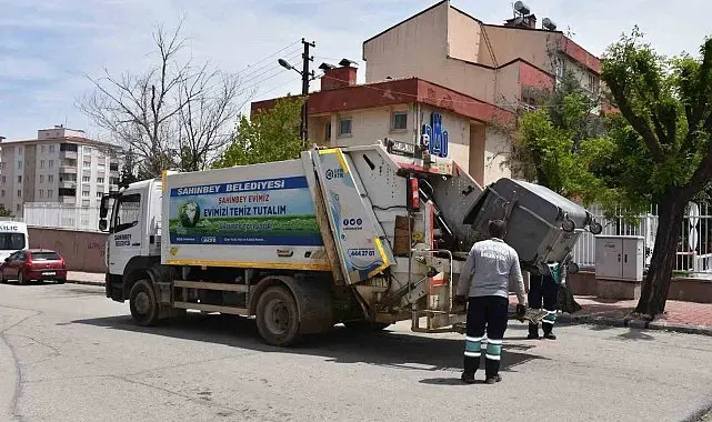 Şahinbey temizlik ekipleri bayram boyunca görevdeydi