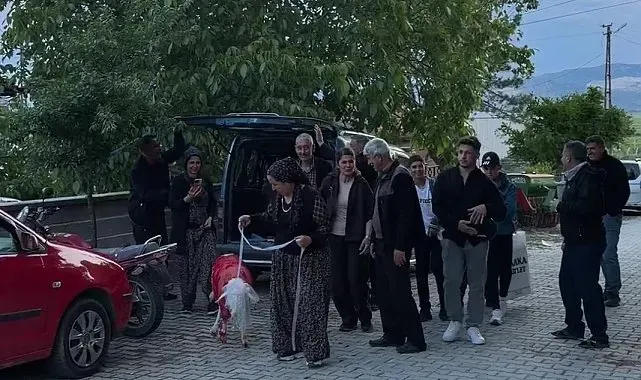 Askerdeki damattan nişanlısına hediye koç