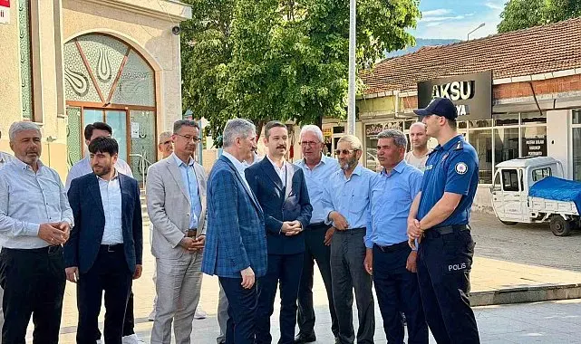 Yenice'de bayramlaşmaya Anayasa Mahkemesi Üyesi İnce katıldı