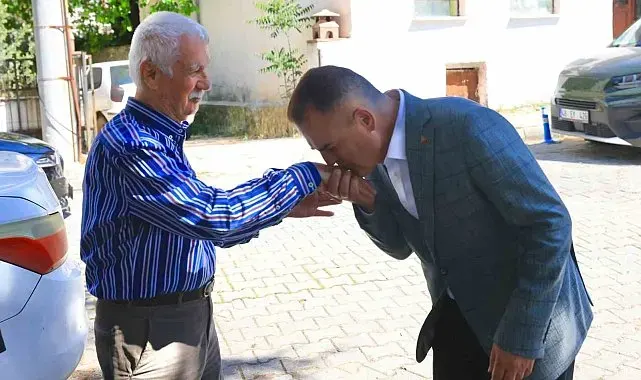 Vali Akbıyık şehit ailesini unutmadı