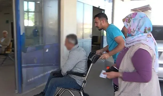 Tosunun darbesiyle yaralanan vatandaşın bacağına 60 dikiş atıldı
