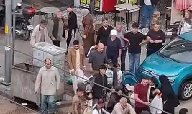 Bursa'da dilencilerin 'yer kavgası' kamerada