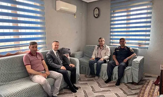Kaymakam Gündoğdu şehit aileleri ve gazilerle bayramlaştı