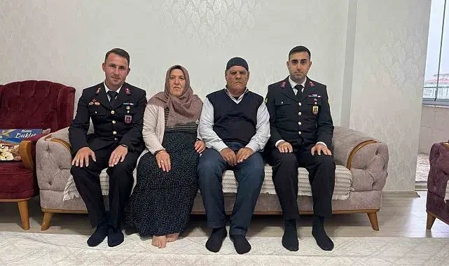 Jandarma, şehit aileleri ve gazileri unutmadı