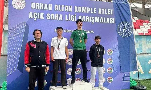 Aydınlı sporculardan Konya'da madalya yağmuru