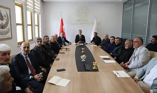 Bayburt'ta LGS ve YKS hazırlıkları ele alındı