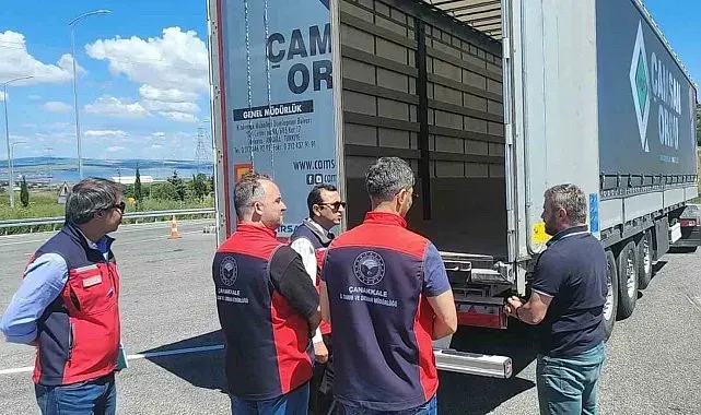 Çanakkale'de Kurban Bayramı öncesi denetimler devam ediyor
