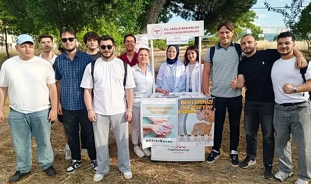 Nazilli'de cilt kanseri ve sigaranın zararlarına dikkat çekildi