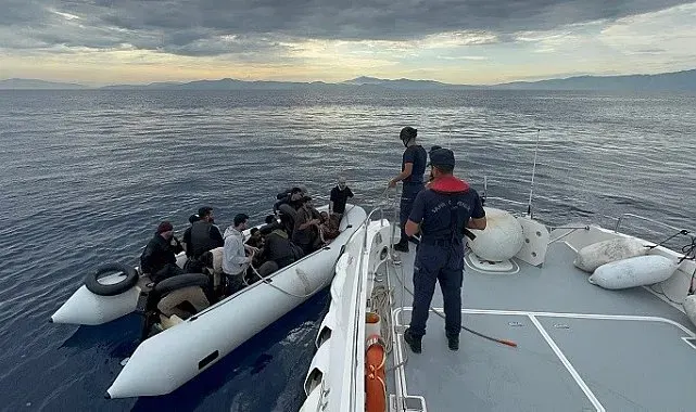 Aydın'da 19 düzensiz göçmen kurtarıldı