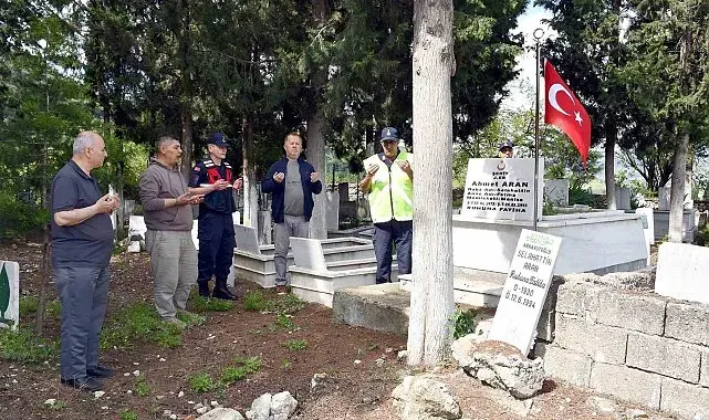 Şehit J.Er Ahmet Aran, kabri başında anıldı