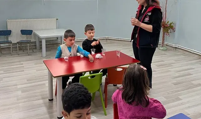 Aydıntepe'de miniklere ata tohumunun önemi ve ekolojik tarım anlatıldı