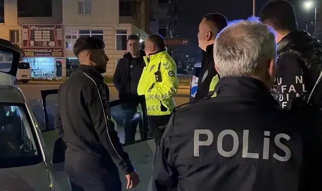 Kayseri'de trafik denetimi: 40 bin TL cezayı mutlulukla karşıladı