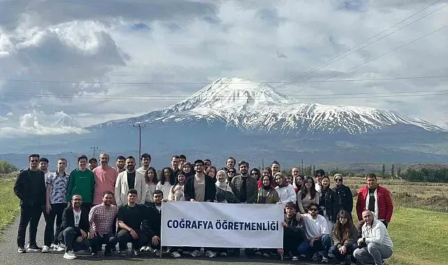 Geleceğin coğrafya öğretmenlerinden Kuzeydoğu Anadolu'da saha araştırması