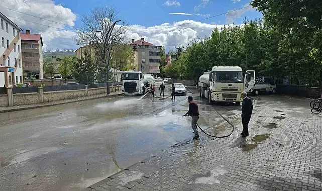 Hasköy'de bayram öncesi temizlik seferberliği