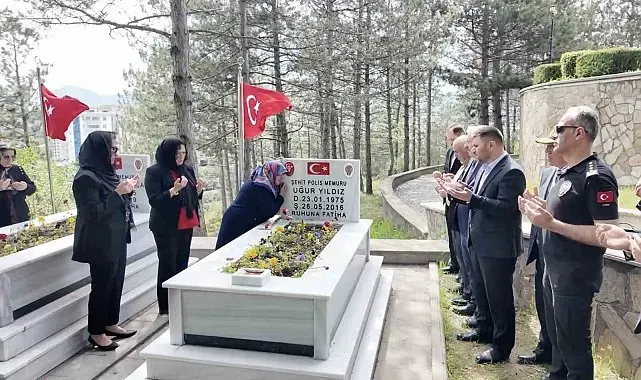 Şehit Polis Memuru Uğur Yıldız dualarla anıldı