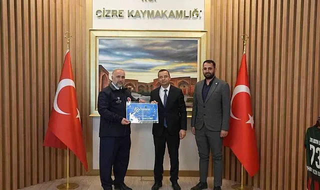 Cizre Kaymakamı Baycar, Türkiye Diyanet Vakfı kurban kampanyasına destek verdi