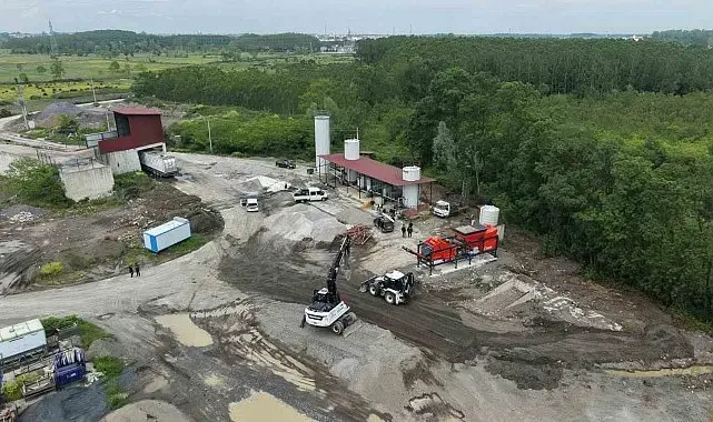 Terme kendi asfaltını üretmeye başladı