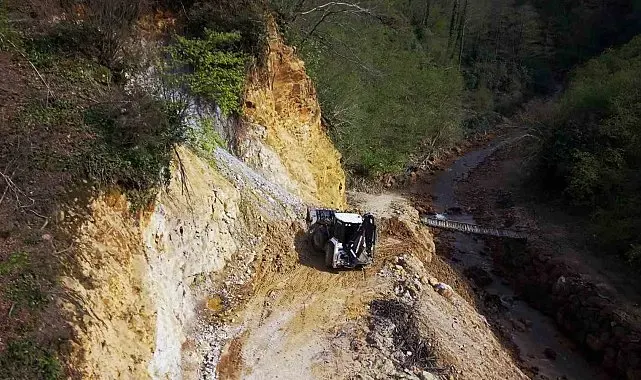 Giresun'da heyelan sahalarında çalışmalar sürüyor